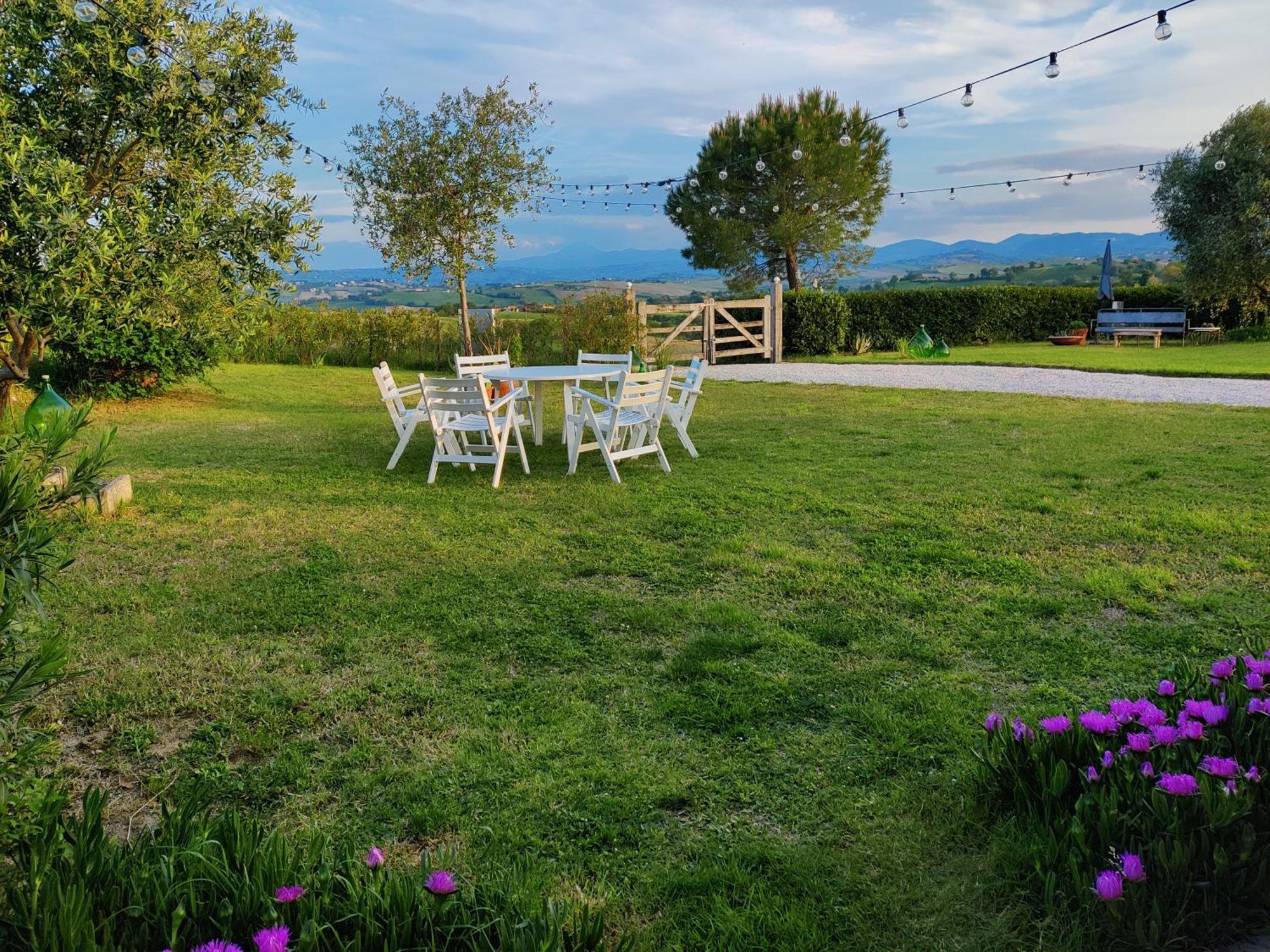 Rustico Del Bozzo Guest House Castelleone di Suasa ภายนอก รูปภาพ